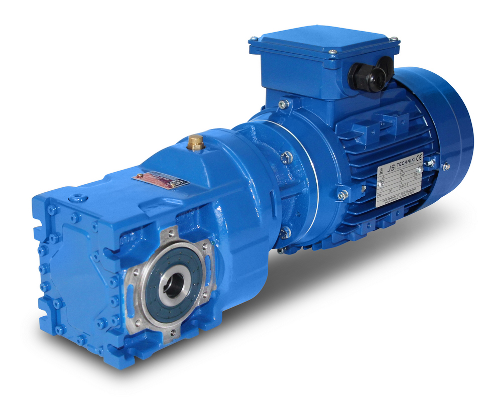 KV203-90-4-1,1 kW-53 rpm viistovaihteinen moottori
