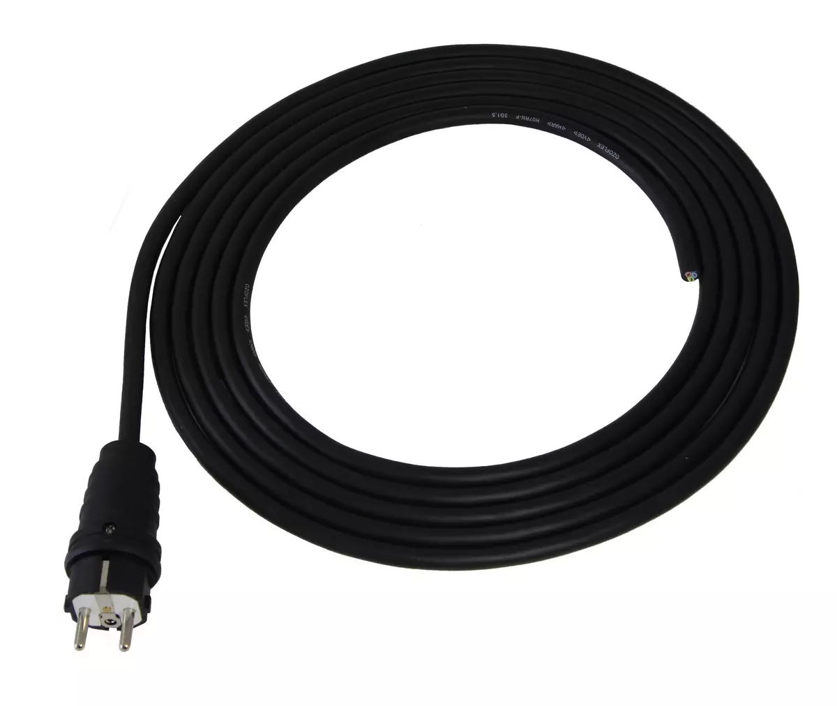 Liitäntäkaapeli 3 x 1,5 mm² 230 V:n Schuko-pistokkeella varustettuna