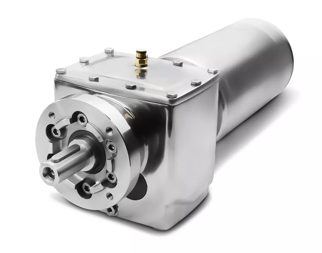 ESRF67-90S-4-1,1 kW-60 rpm ruostumattomasta teräksestä valmistettu spiraalivaihteinen moottori ESRF67-90S-4-1,1 kW-60 rpm