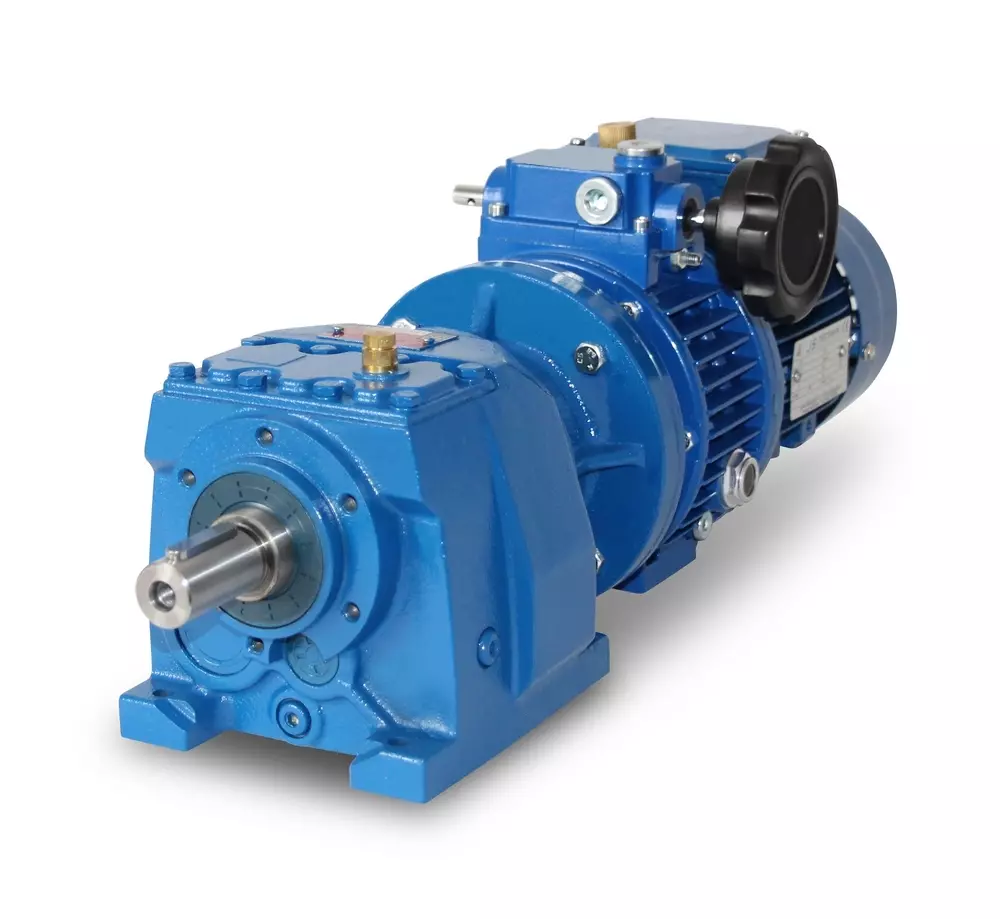 MV003/B5+V05-71-4 - 0,25 kW - 8,5-41 kierrosta minuutissa Kierteinen, kierrosluvultaan säädettävä vaihteistomoottori